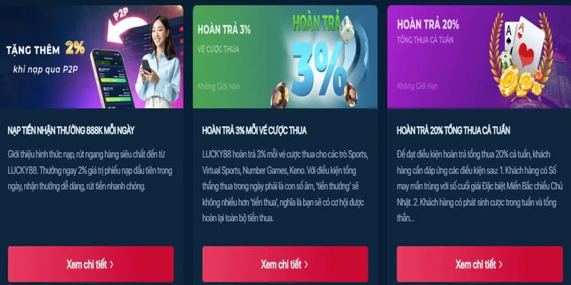 Khuyến mãi nạp đầu hấp dẫn